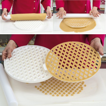 griglia tagliapasta per crostata dolce stampo pasta frolla 125700